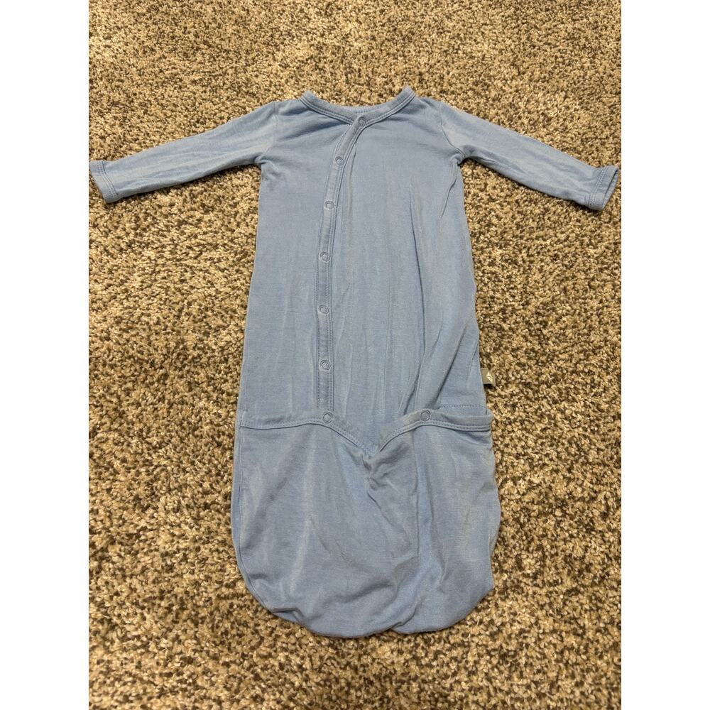 Kyte Baby Bamboo Bundler in Slate, Size Newborn.